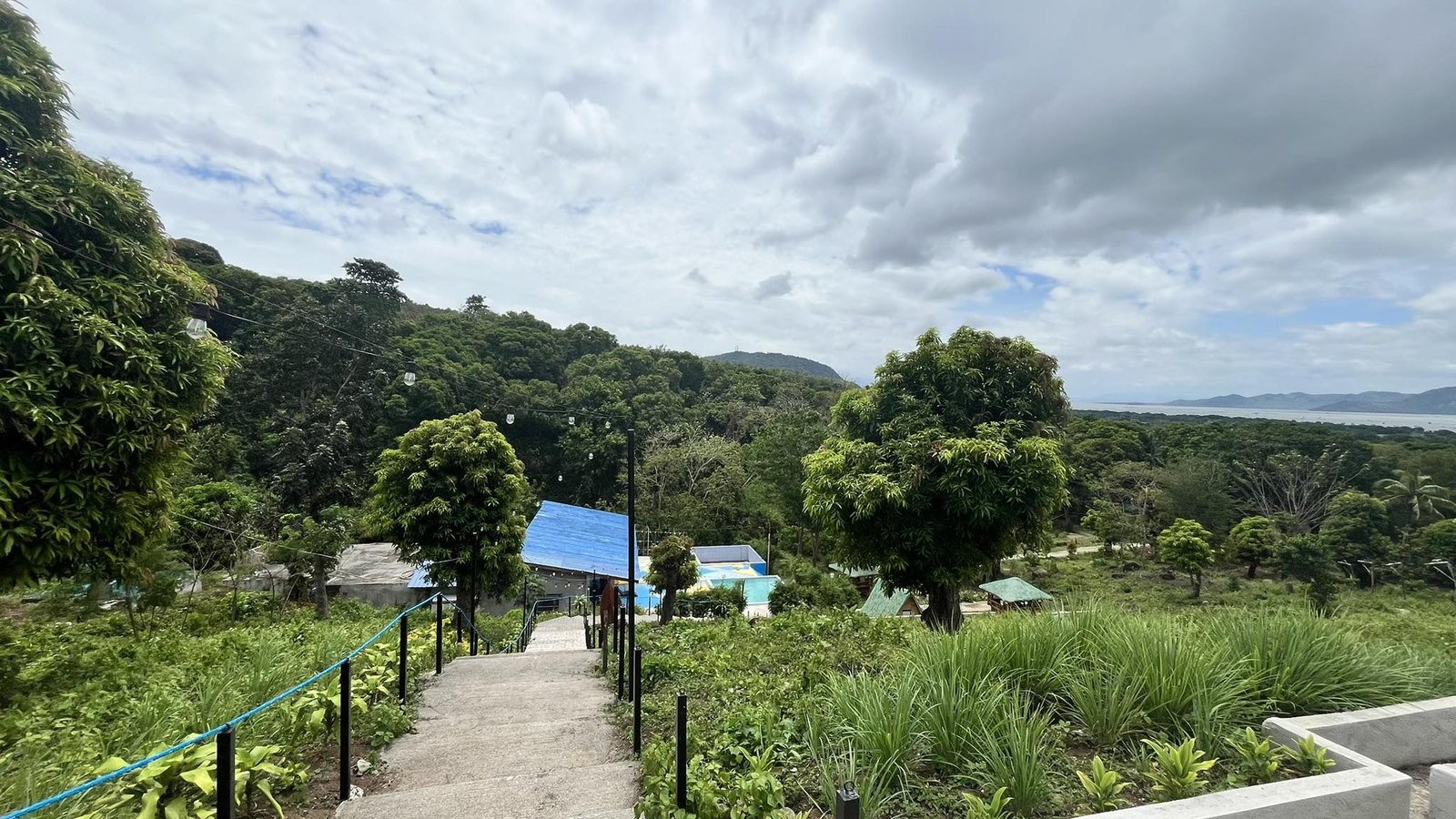 Elevated coastal landscape at Lagoña Vista